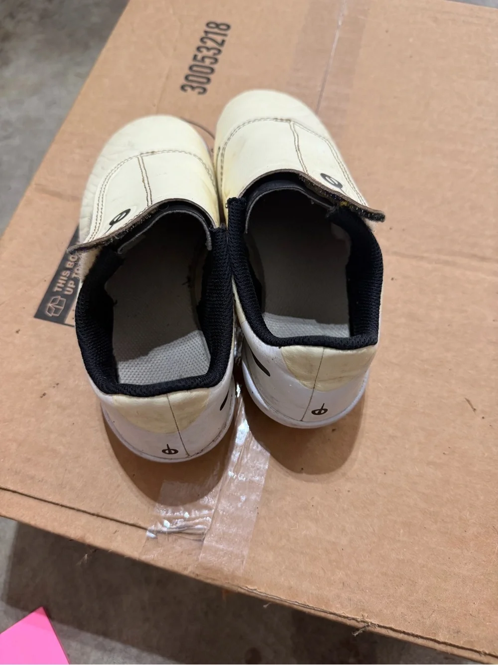 Nike Kids Slip-On Soccer Cleats in Cream and Black